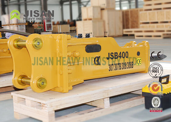 JSB4500 Excavator Rock Breaker โลโก้ของ OEM เครื่องขุดหินแบบจําเพาะ ไฮดรอลิกฮาเมอร์ 36-45 ตัน