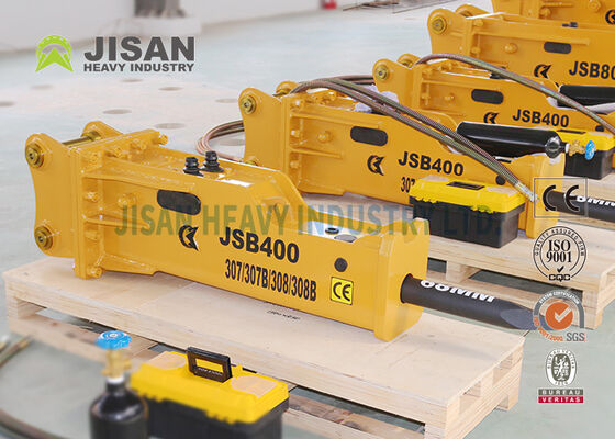 JSB4500 Excavator Rock Breaker โลโก้ของ OEM เครื่องขุดหินแบบจําเพาะ ไฮดรอลิกฮาเมอร์ 36-45 ตัน