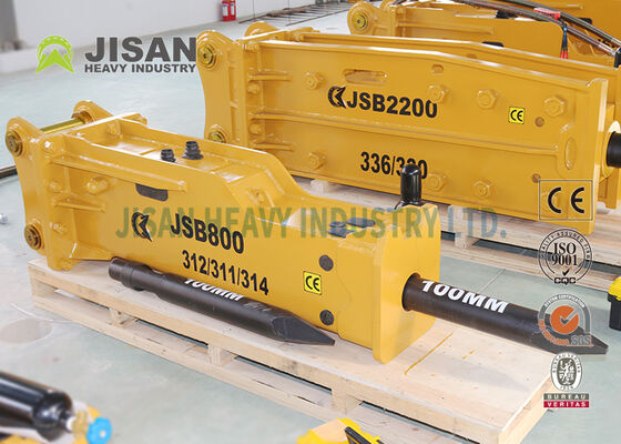 JSB4500 Excavator Rock Breaker โลโก้ของ OEM เครื่องขุดหินแบบจําเพาะ ไฮดรอลิกฮาเมอร์ 36-45 ตัน