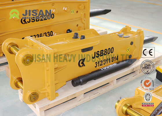 JSB4500 Excavator Rock Breaker โลโก้ของ OEM เครื่องขุดหินแบบจําเพาะ ไฮดรอลิกฮาเมอร์ 36-45 ตัน