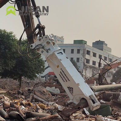 อุปกรณ์รื้อถอน Sk460 Excavator ไฮดรอลิกเฉือนเพื่อตัดเหล็กเหล็ก