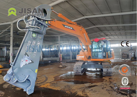 บริการ OEM เครื่องตัดเหล็ก รถขุด กรรไกร เครื่องยนต์โลหะไฮดรอลิกสำหรับงานหนัก CE