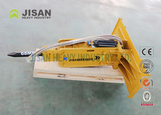 แท่นขุดเจาะหลุมเสาไฮดรอลิกขนาดเล็ก / เบรกเกอร์ Skid Steer