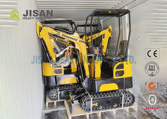 เครื่องขุดสวนขนาดเล็ก 1t รถขุดตีนตะขาบตีนตะขาบไฮดรอลิกขนาดเล็ก