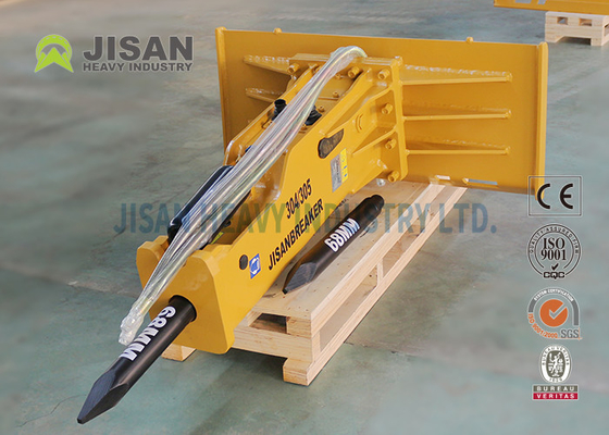 คนขับใช้เสาเข็มไฮดรอลิก Bobcat Skid Steer Loader Hammer