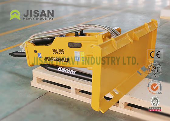 150-170 Kg / Cm2 แรงดันใช้งาน 1 Ton Mini Skid Steer Hammer Xc750k พร้อม Bucket