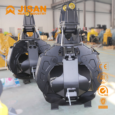 Swing Crane Hydraulic Grab Bucket สำหรับรถบรรทุกเศษเหล็กขนาด 18-25 ตัน