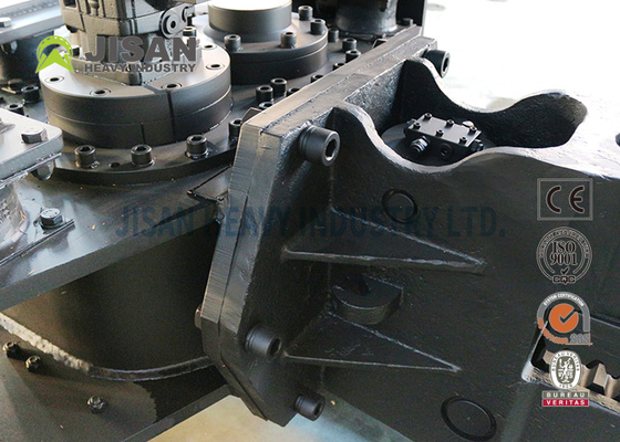 คลิปด้านข้างแบบพกพาสั่นสะเทือนค้อนดีเซล Vsheet Vibro Excavator Piling Driver Stick Machine