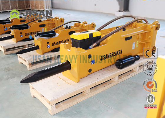 Heavy Duty 100-6200kg Excavator Rock Breaker ความกว้าง 1.2 เมตร