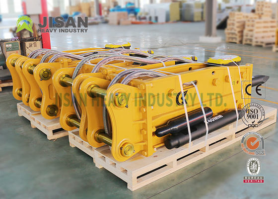Hammer Rock Breaker ที่ปราศจากการสั่นสะเทือนประสิทธิภาพสูง 90Psi 15M/S2 ระดับการสั่นสะเทือน