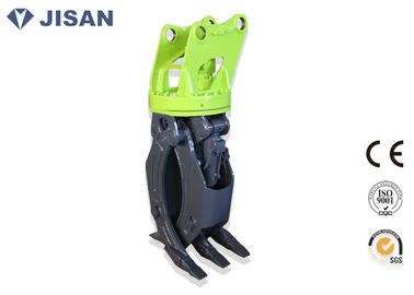 Flat Hydraulic Log Grapple พอดีรถขุด Komatsu PC120 PC130 PC160