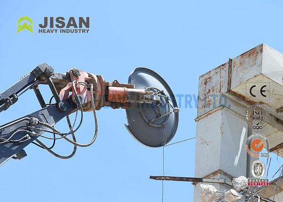 ไฮดรอลิกหมุน Crusher 20ton 30ton Excavator Shear Demolition