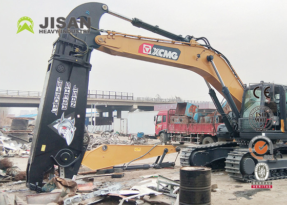เครื่องรื้อถอนรถขุด 20-48 ตันเศษโลหะเฉือนสำหรับเหล็กหนัก